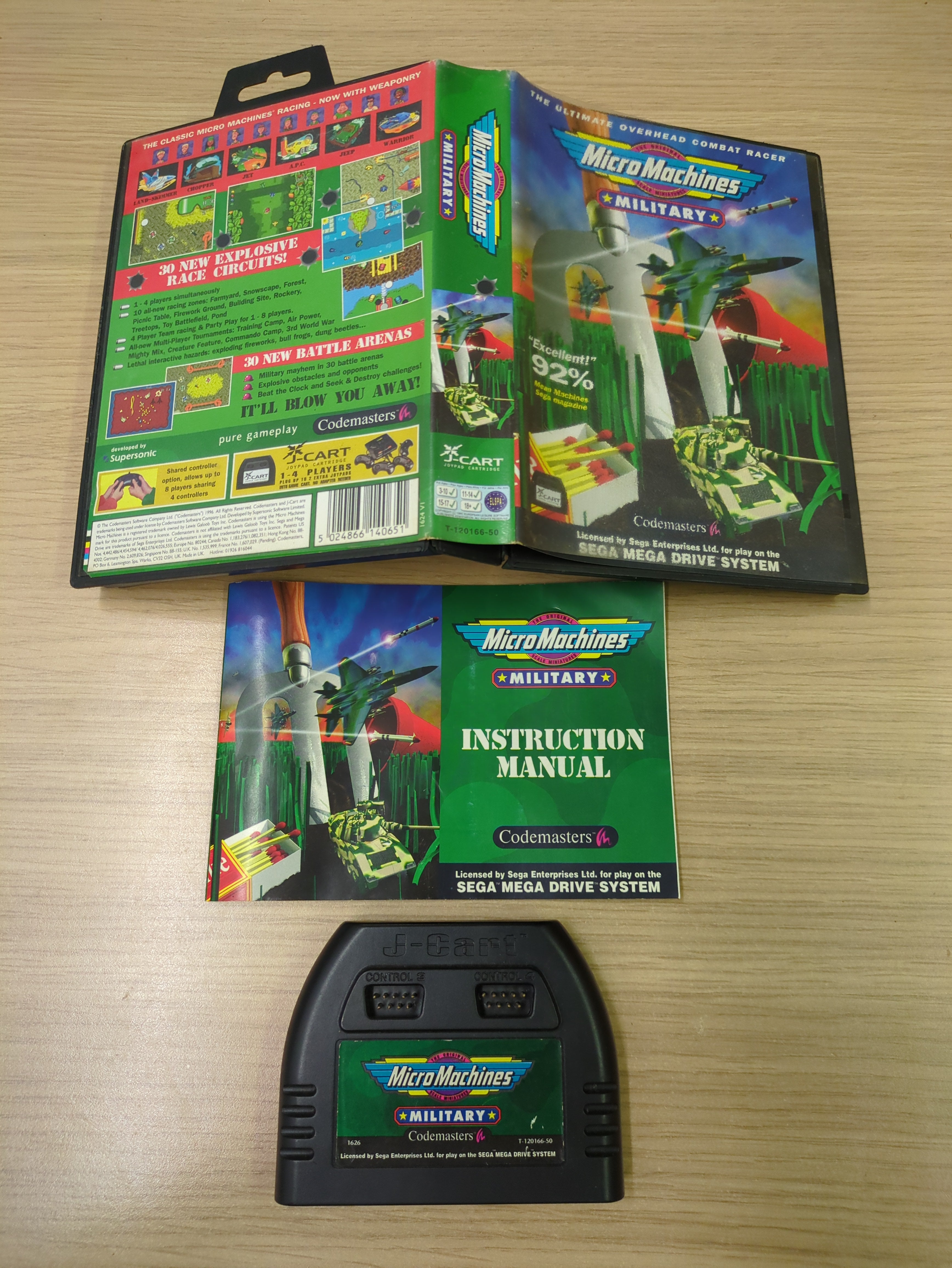 Micro Machines Military Sega Mega Drive game Micro Machines Military Sega Mega Drive game